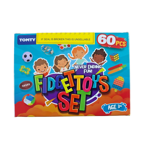 60 PCS Fidget Toys Set, Sensory Toys Pack for Stress Relief and Anti-Anxiety - Picture 3 of 5